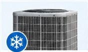 Outdoor air conditioning condenser for a home HVAC system